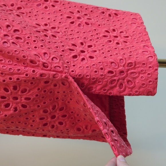 JCrew size 4 reddish coral pencil skirt - Picture 5 of 8